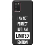 Черный чехол BoxFace Samsung Galaxy A03S (A037) Limited Edition