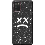 Черный чехол BoxFace Samsung Galaxy A03S (A037) Sad Way