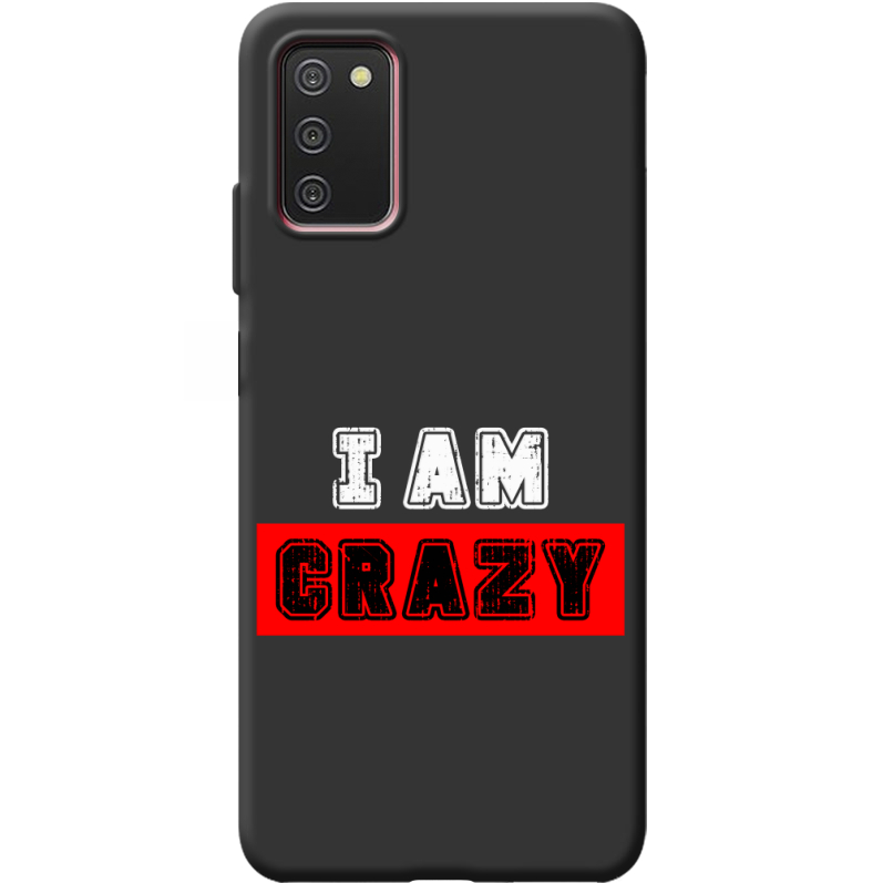 Черный чехол BoxFace Samsung Galaxy A03S (A037) I'm Crazy