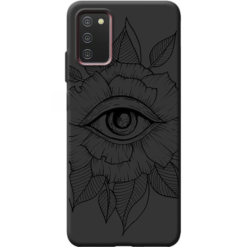 Черный чехол BoxFace Samsung Galaxy A03S (A037) Eye