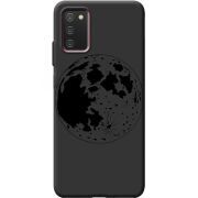 Черный чехол BoxFace Samsung Galaxy A03S (A037) Planet