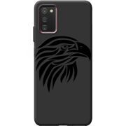 Черный чехол BoxFace Samsung Galaxy A03S (A037) Eagle