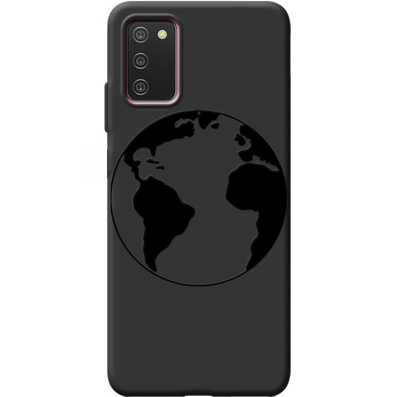 Черный чехол BoxFace Samsung Galaxy A03S (A037) Earth