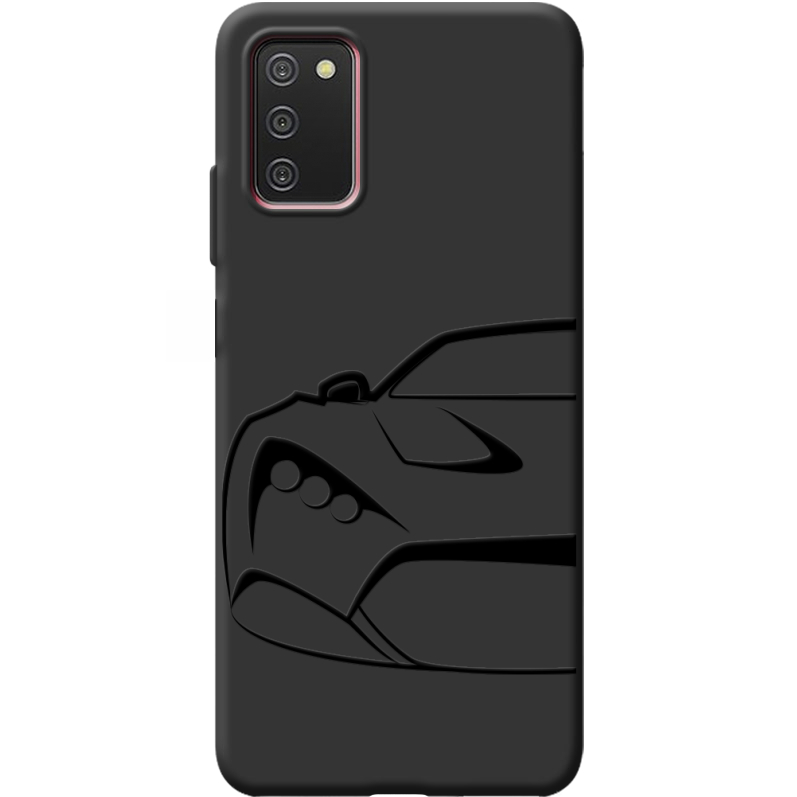 Черный чехол BoxFace Samsung Galaxy A03S (A037) Sportcar