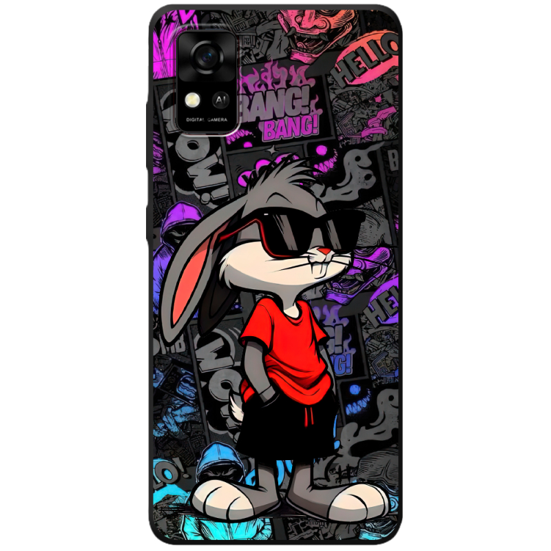 Черный чехол BoxFace ZTE Blade A31 Малий вухань