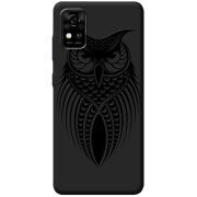 Черный чехол BoxFace ZTE Blade A31 Owl