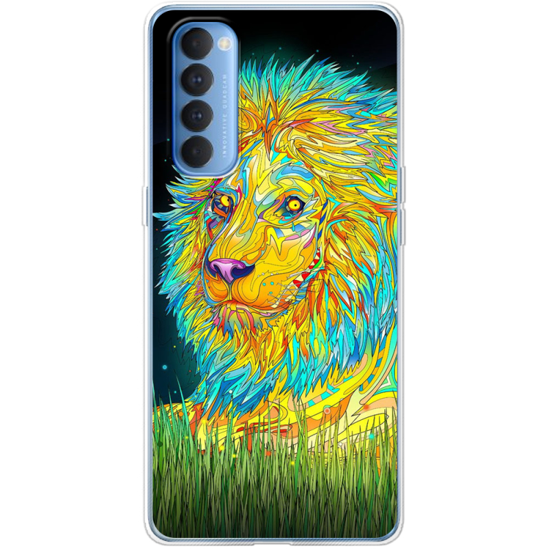 Чехол BoxFace OPPO Reno 4 Pro Moonlight Lion