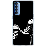 Чехол BoxFace OPPO Reno 4 Pro Black Sneakers