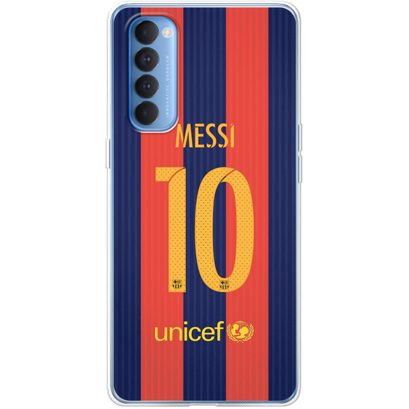 Чехол BoxFace OPPO Reno 4 Pro Messi 10