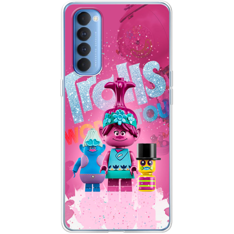 Чехол BoxFace OPPO Reno 4 Pro Lego Trolls