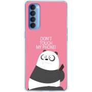 Чехол BoxFace OPPO Reno 4 Pro Dont Touch My Phone Panda