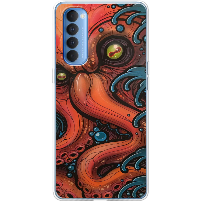 Чехол BoxFace OPPO Reno 4 Pro Octopus