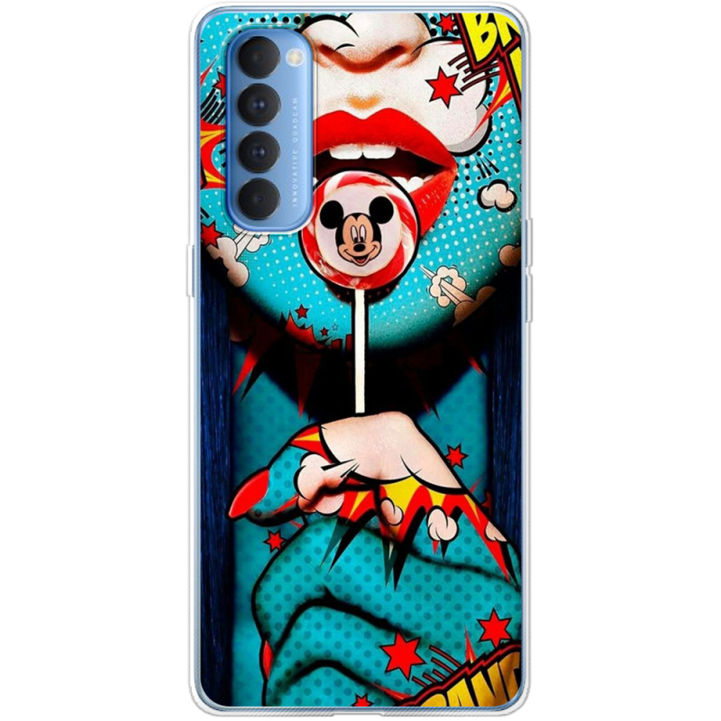 Чехол BoxFace OPPO Reno 4 Pro Girl Pop Art