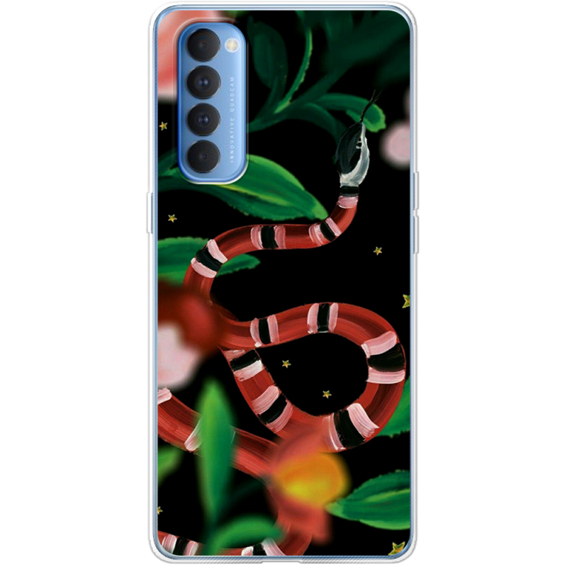 Чехол BoxFace OPPO Reno 4 Pro Red Snake