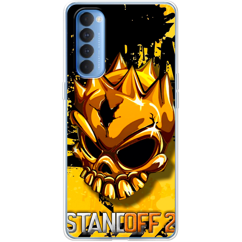 Чехол BoxFace OPPO Reno 4 Pro StandOff 2 gold