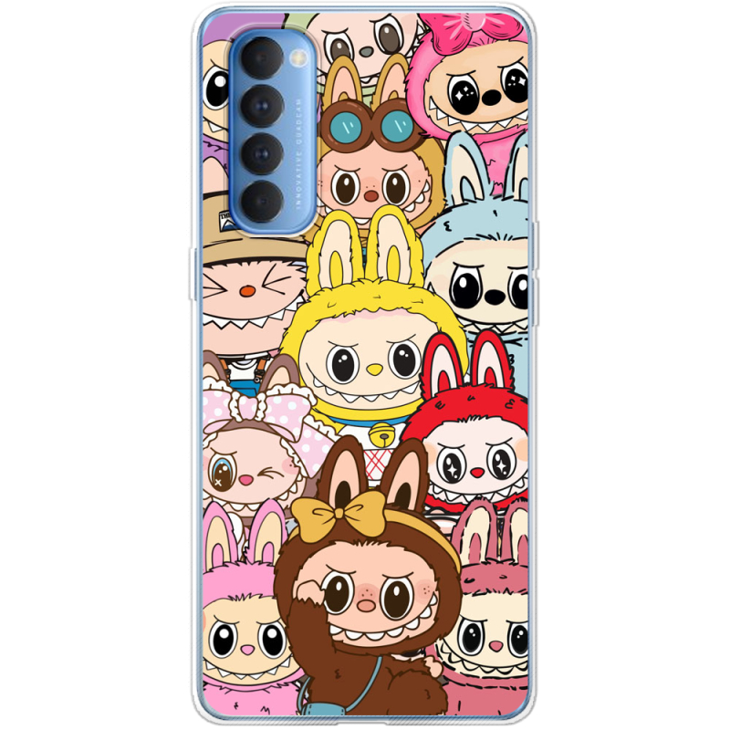 Чехол BoxFace OPPO Reno 4 Pro Labubu