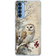 Чехол BoxFace OPPO Reno 4 Pro Christmas Owl