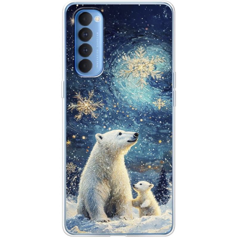 Чехол BoxFace OPPO Reno 4 Pro Північні ведмеді