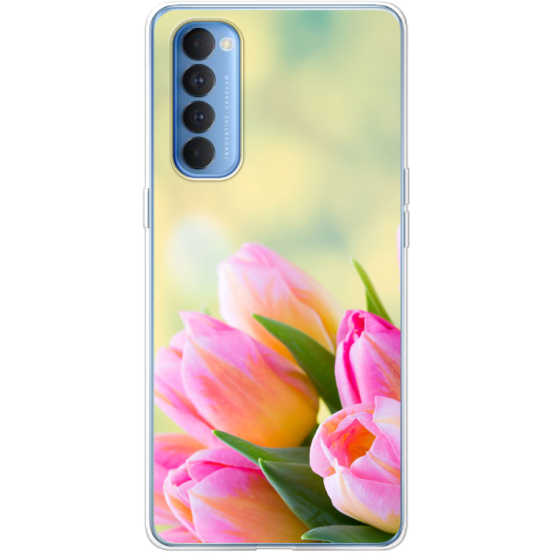 Чехол BoxFace OPPO Reno 4 Pro Bouquet of Tulips