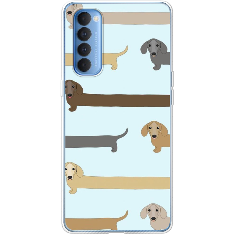 Чехол BoxFace OPPO Reno 4 Pro Dachshund