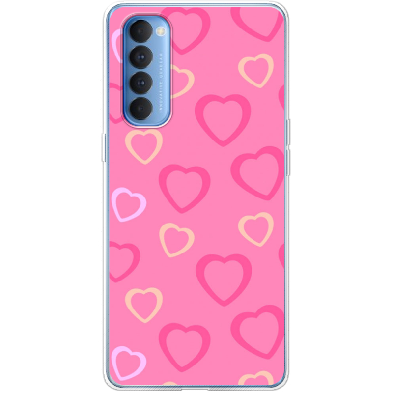 Чехол BoxFace OPPO Reno 4 Pro Sugar Hearts