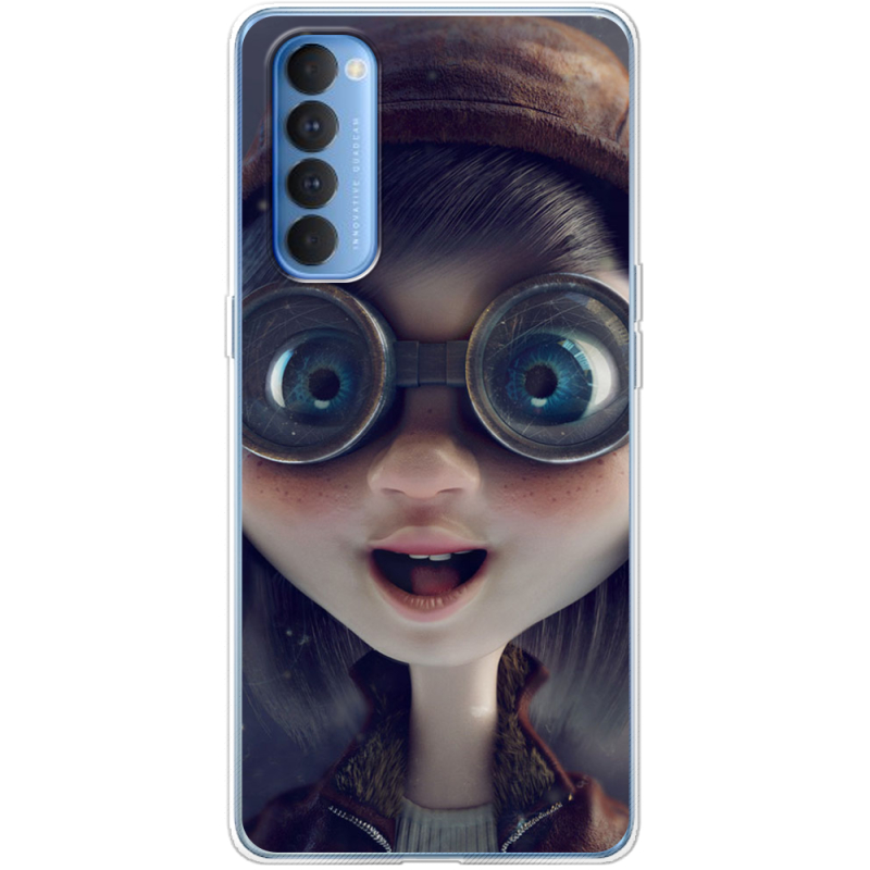 Чехол BoxFace OPPO Reno 4 Pro Blue Eyes