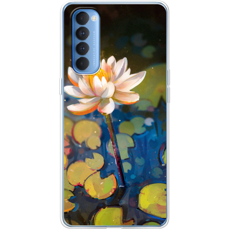 Чехол BoxFace OPPO Reno 4 Pro Waterlily