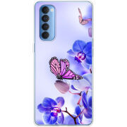 Чехол BoxFace OPPO Reno 4 Pro Orchids and Butterflies