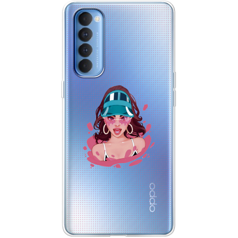 Прозрачный чехол BoxFace OPPO Reno 4 Pro Selena Gomez