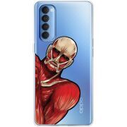 Прозрачный чехол BoxFace OPPO Reno 4 Pro Титан