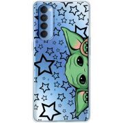 Прозрачный чехол BoxFace OPPO Reno 4 Pro Baby Yoda