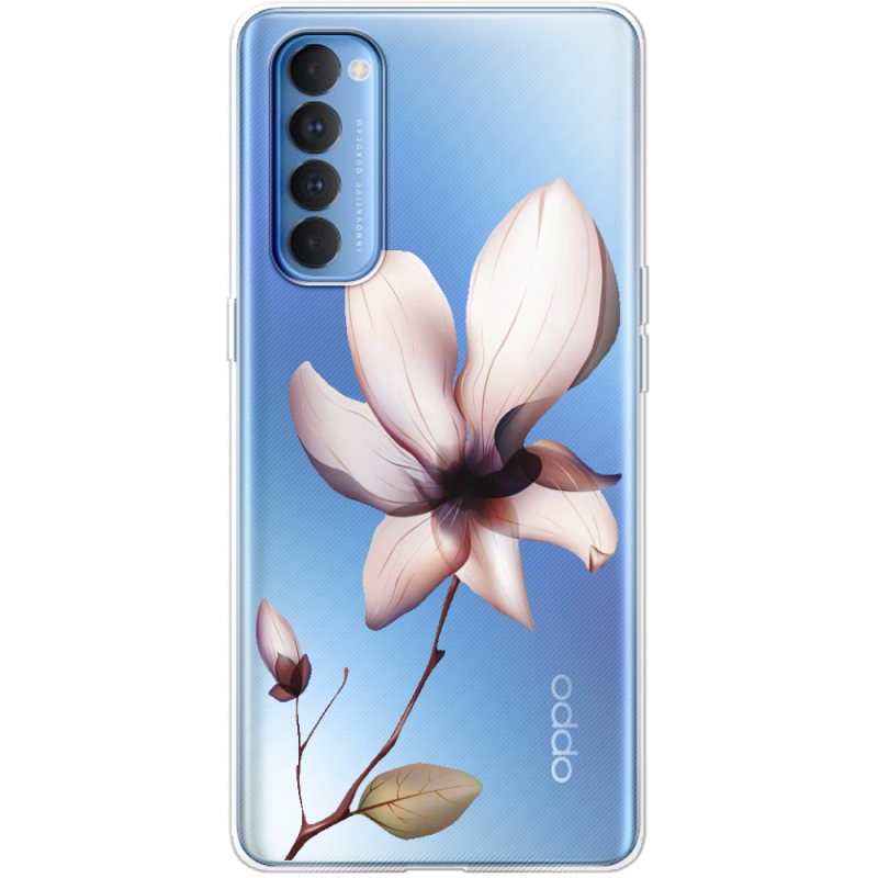 Прозрачный чехол BoxFace OPPO Reno 4 Pro Magnolia