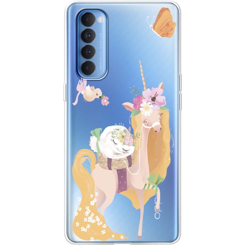 Прозрачный чехол BoxFace OPPO Reno 4 Pro Uni Blonde