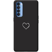 Черный чехол BoxFace OPPO Reno 4 Pro My Heart