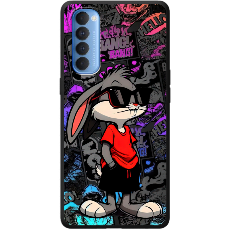 Черный чехол BoxFace OPPO Reno 4 Pro Малий вухань