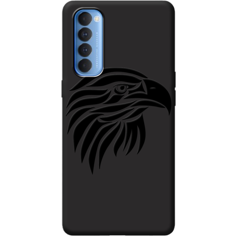 Черный чехол BoxFace OPPO Reno 4 Pro Eagle