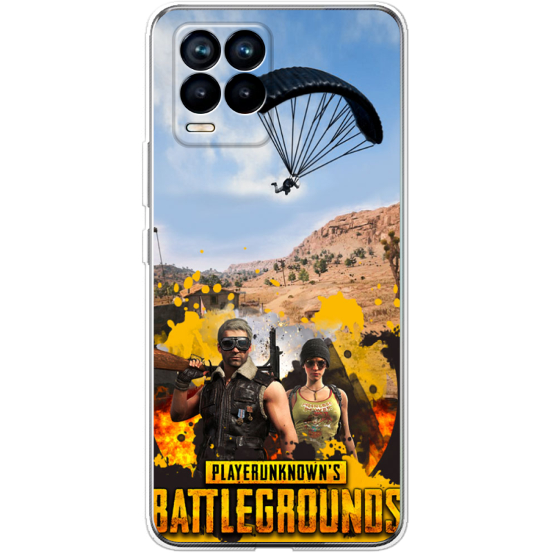 Чехол BoxFace Realme 8 Pubg parachute