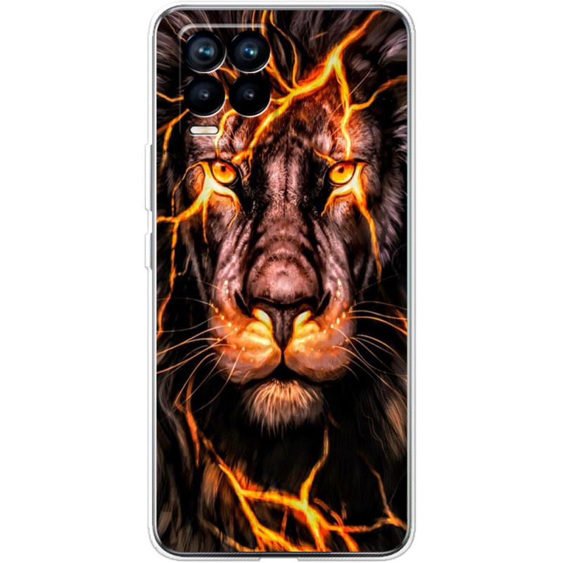 Чехол BoxFace Realme 8 Fire Lion