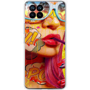 Чехол BoxFace Realme 8 Yellow Girl Pop Art