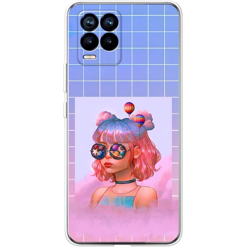 Чехол BoxFace Realme 8 Girl in the Clouds