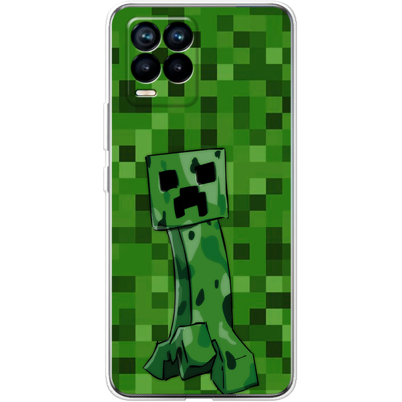 Чехол BoxFace Realme 8 Minecraft Creeper