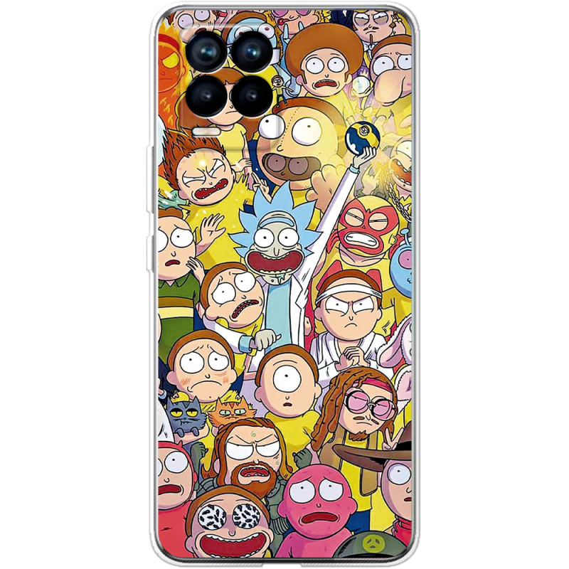 Чехол BoxFace Realme 8 Rick and Morty