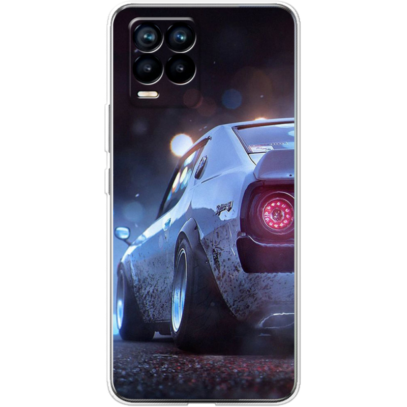 Чехол BoxFace Realme 8 Silver Car