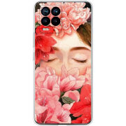 Чехол BoxFace Realme 8 Girl in Flowers