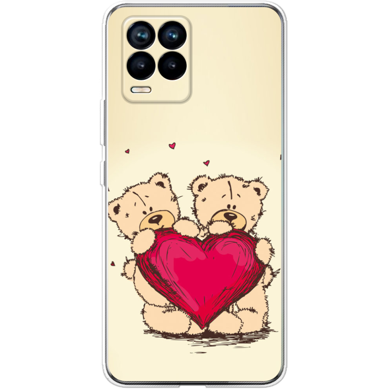 Чехол BoxFace Realme 8 Teddy Bear Love