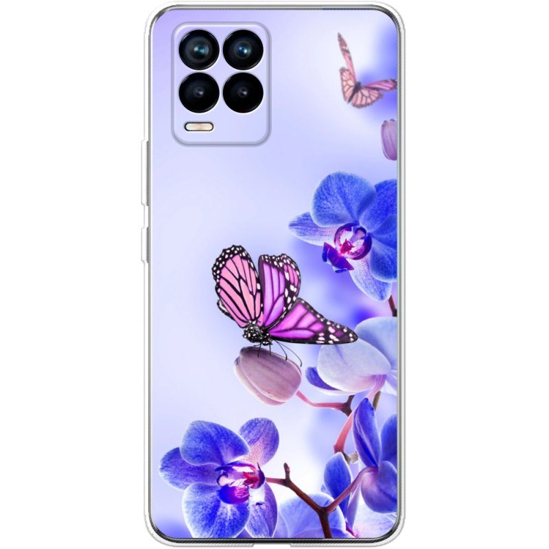 Чехол BoxFace Realme 8 Orchids and Butterflies