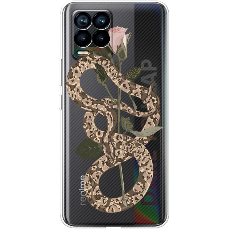 Прозрачный чехол BoxFace Realme 8 Glamor Snake