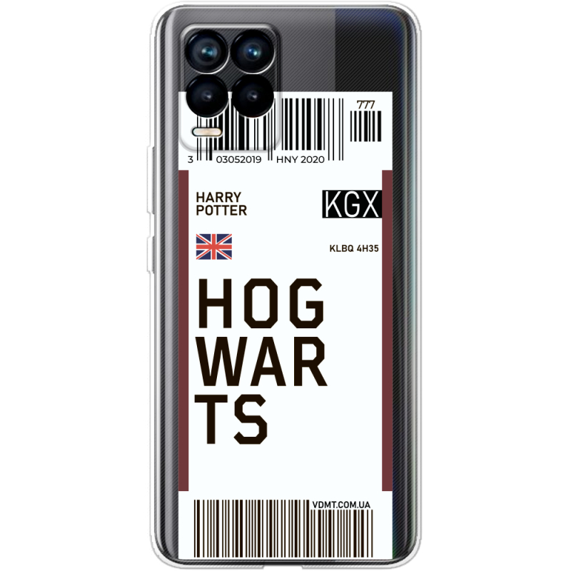 Прозрачный чехол BoxFace Realme 8 Ticket Hogwarts