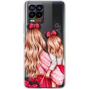 Прозрачный чехол BoxFace Realme 8 Mouse Girls