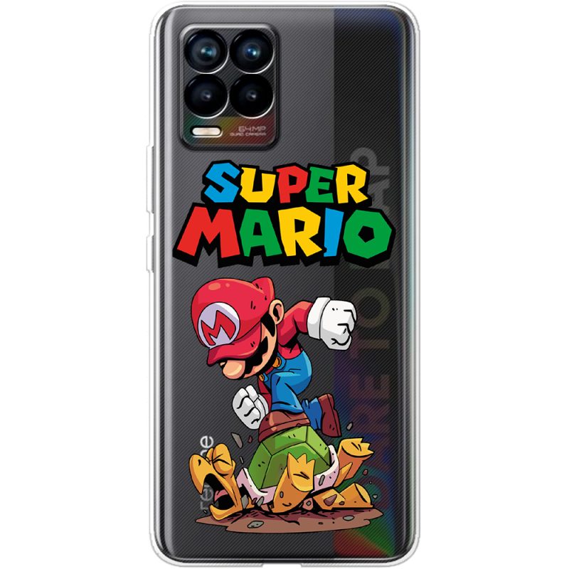 Прозрачный чехол BoxFace Realme 8 Super Mario